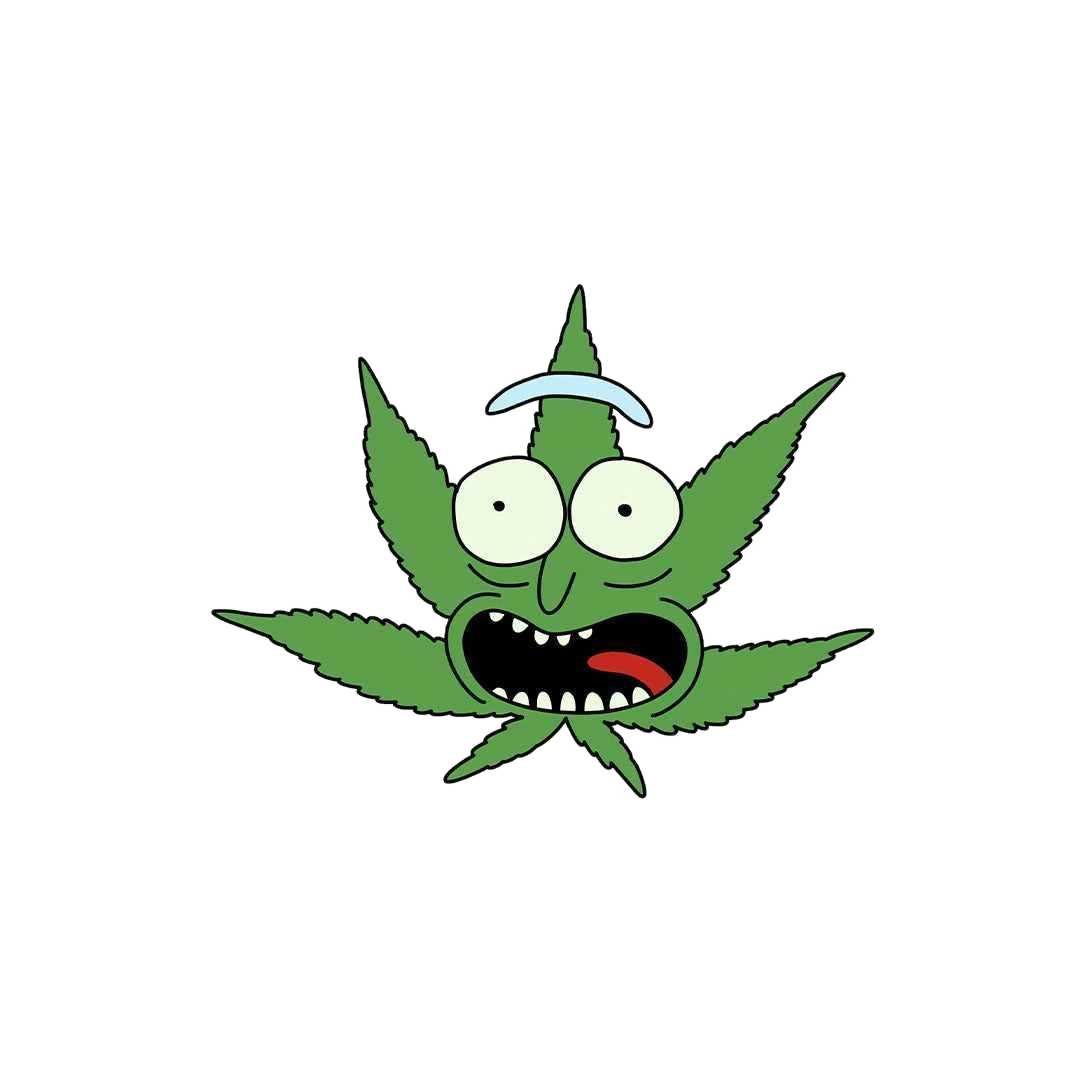 RICK-WEED Sticker